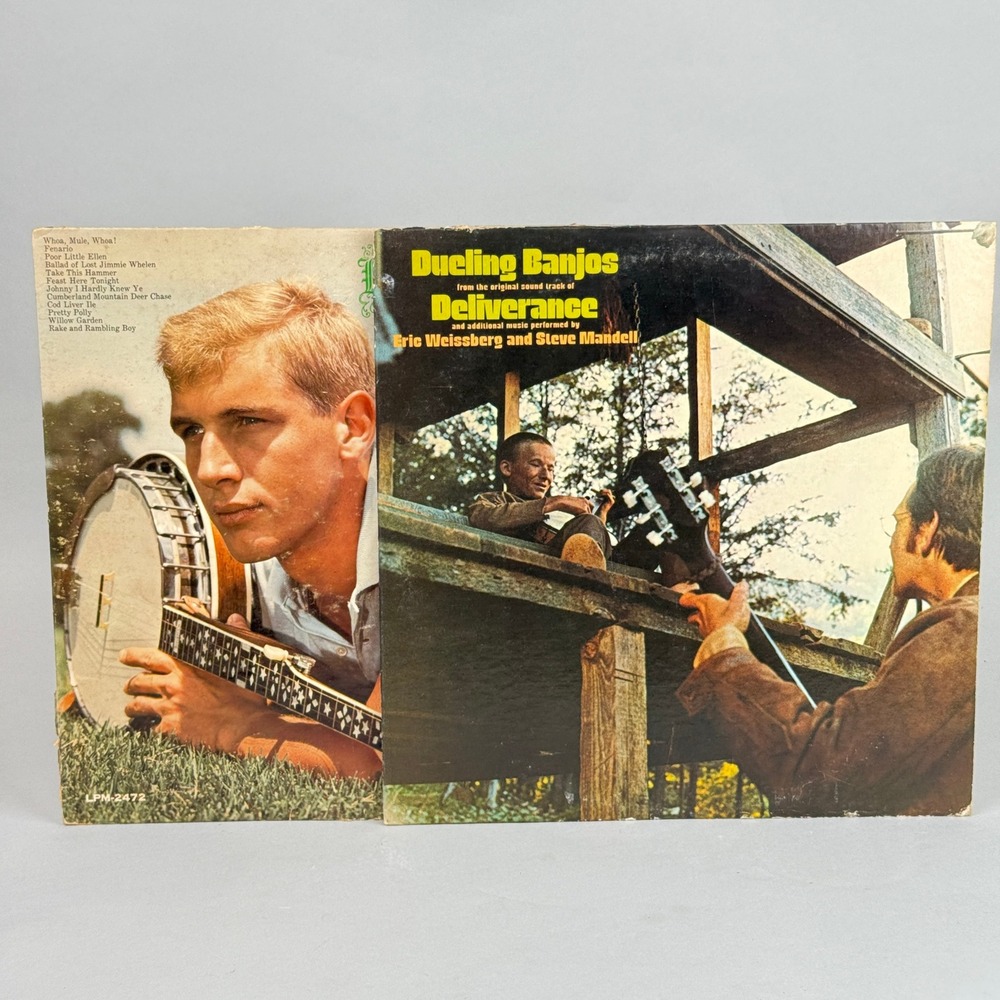 Dueling Banjos Ballads and Bluegrass Walter Forbes Vinyl Records - NEAR MINT